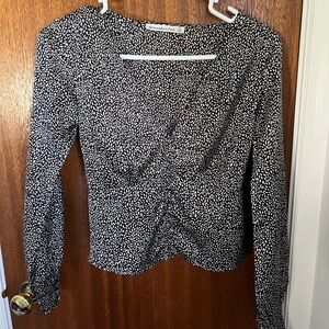 Abercrombie & Fitch Black and Brown Going Out Top